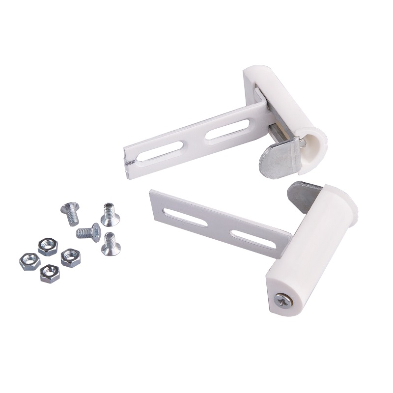 Wieszak do rolety prostej biały / brązowy