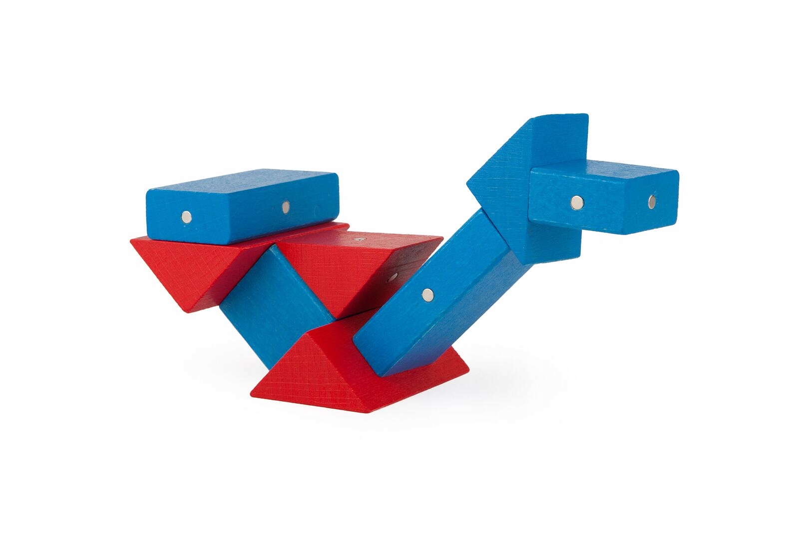 Klocki Magnetyczne Drewniane KOOGLO, basic color Rodzaj zestaw