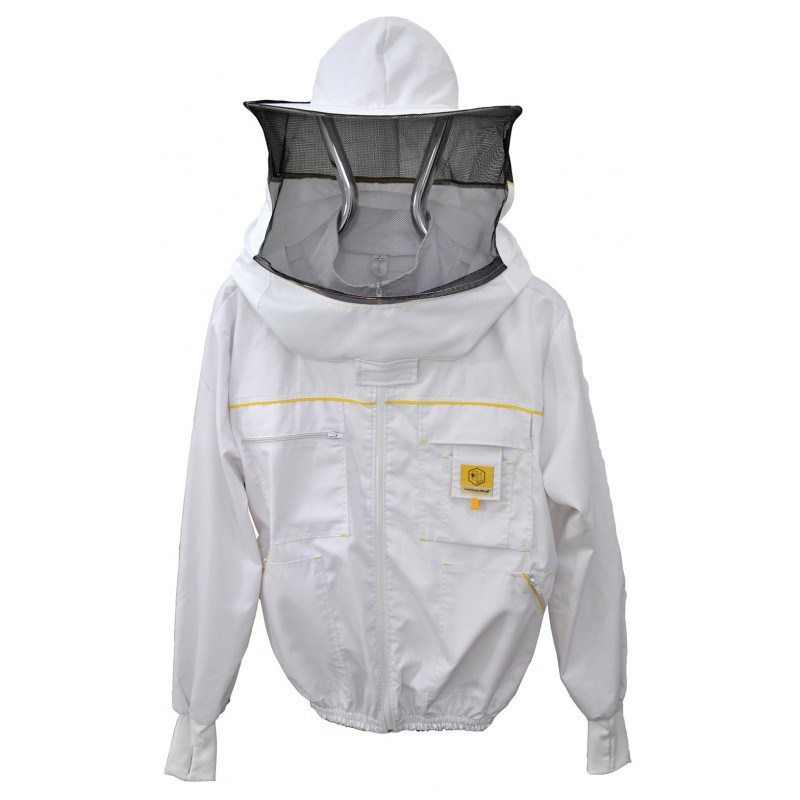 

Bluza rozpinana z kapeluszem Premium Line XL biały