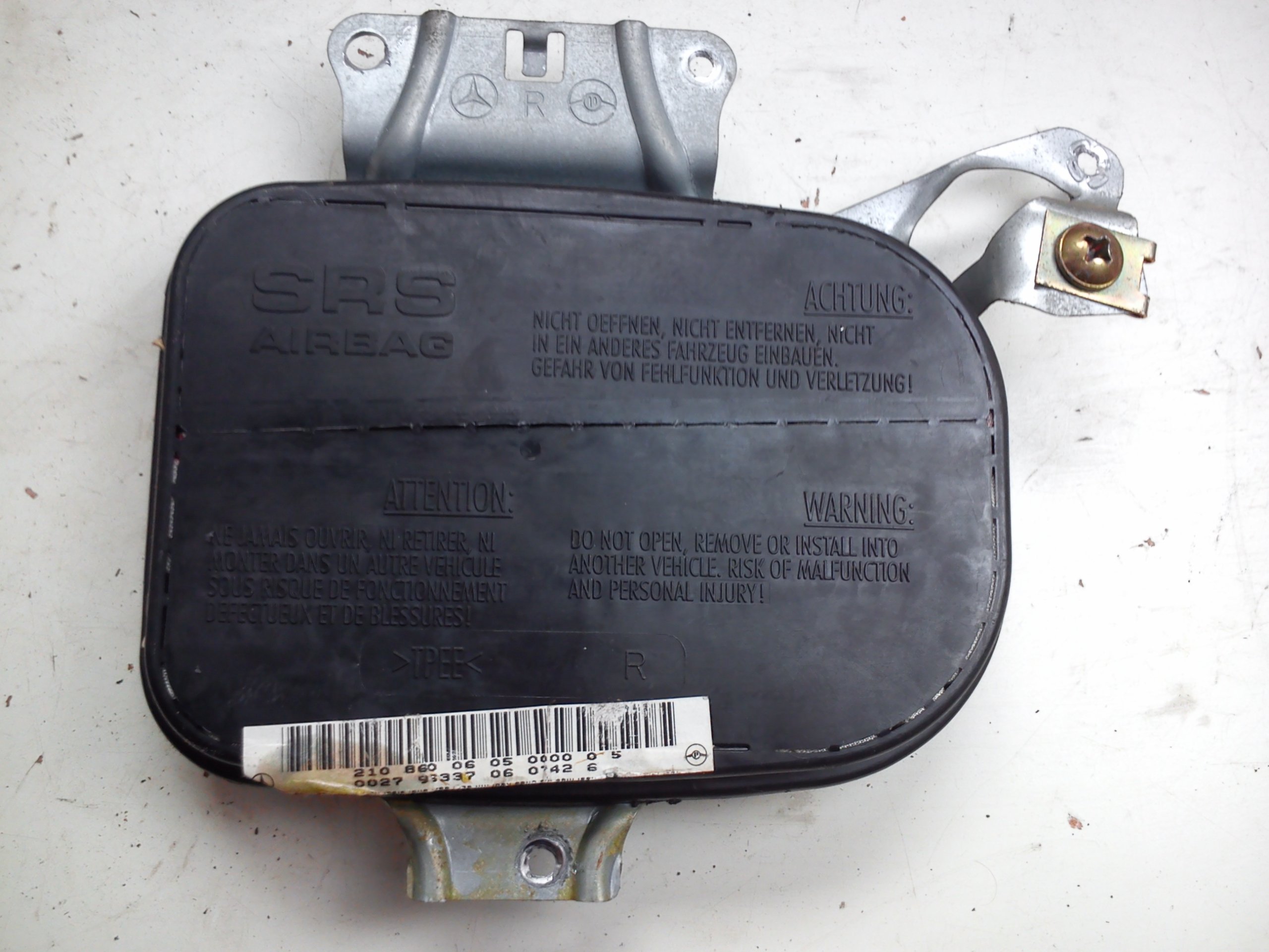 PODUSZKA AIRBAG DRZWI PRAWY PRZÓD MERCEDES E W210