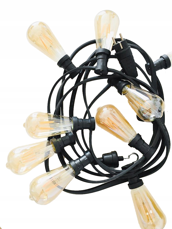 Girlanda Ogrodowa 230v 15m 30 Zarowek 4w St64 Allegro Pl