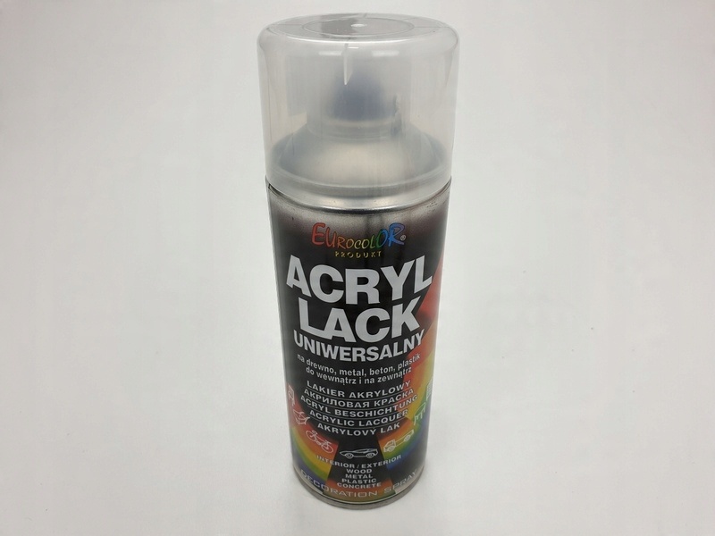 

Eurocolor Lakier Akrylowy Bezbarwny Połysk 400ml