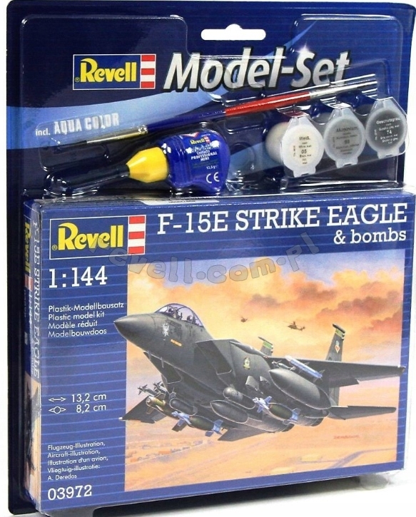 Model Set. F-15E Strike Eagle & Bombs