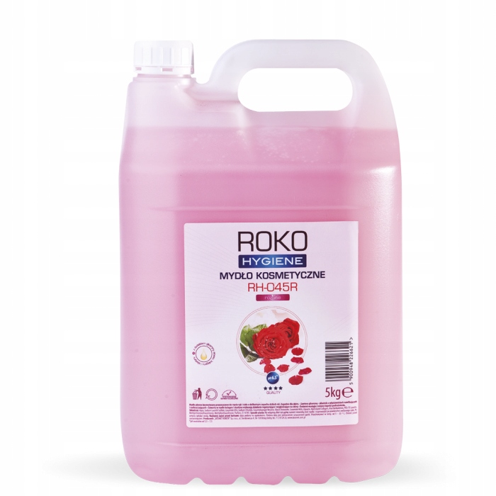 

Mydło Kosmetyczne Różane Roko Hygiene 5 l Nowość