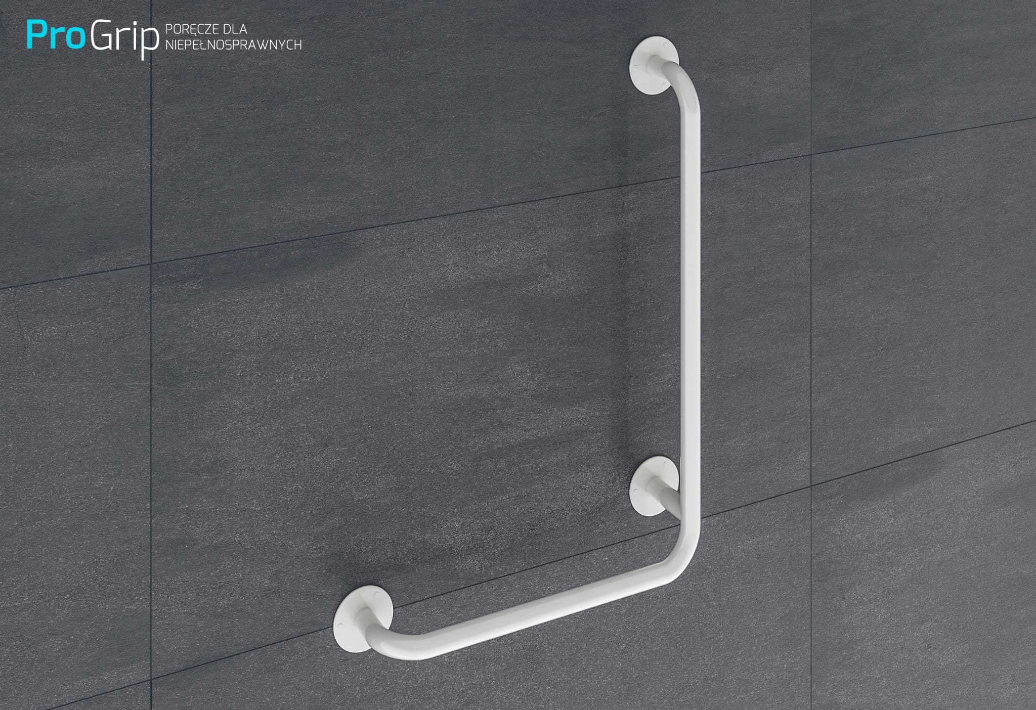 

Poręcz uchwyt łazienkowy wanna prysznic gięty praw