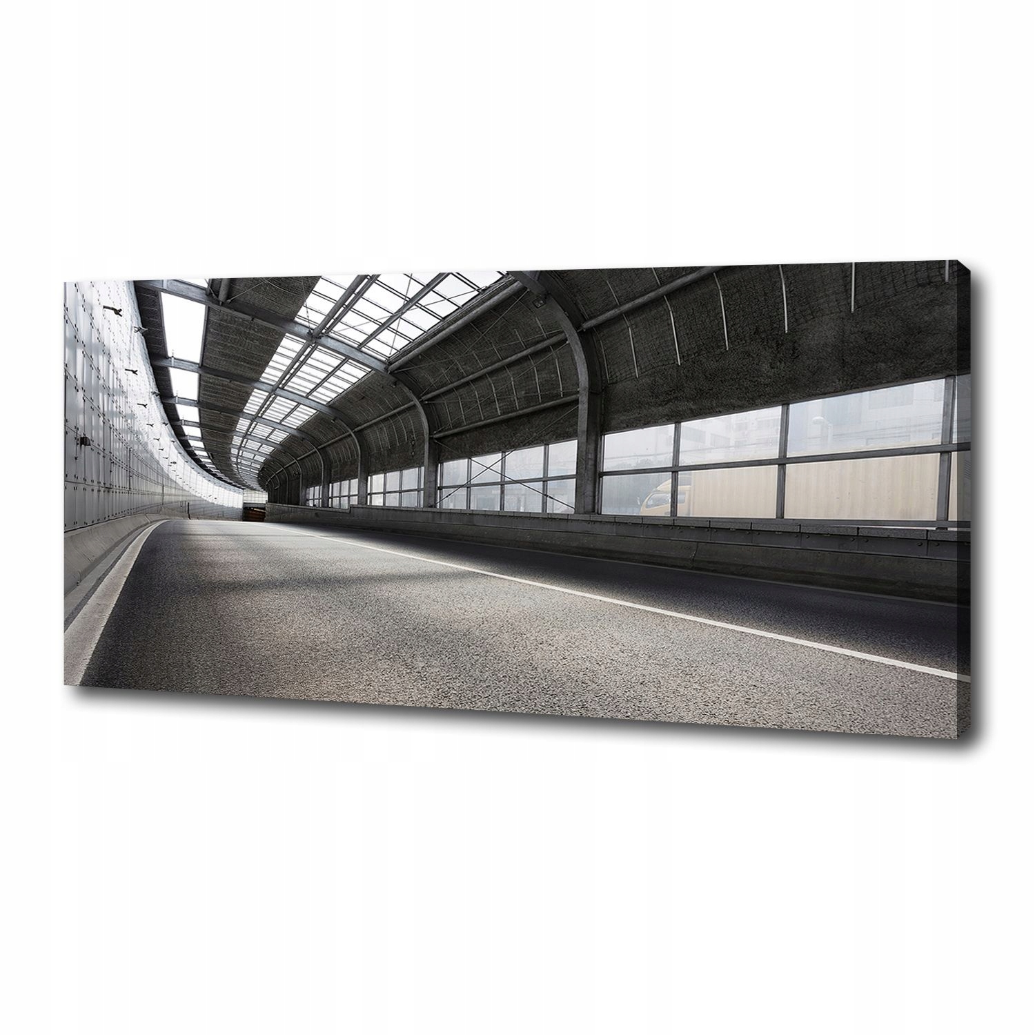 

Foto obraz na płótnie Droga w tunelu 125x50 cm