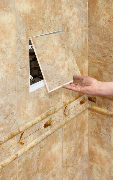 Maskownica rewizja na płytkę ceramiczną glazura ró