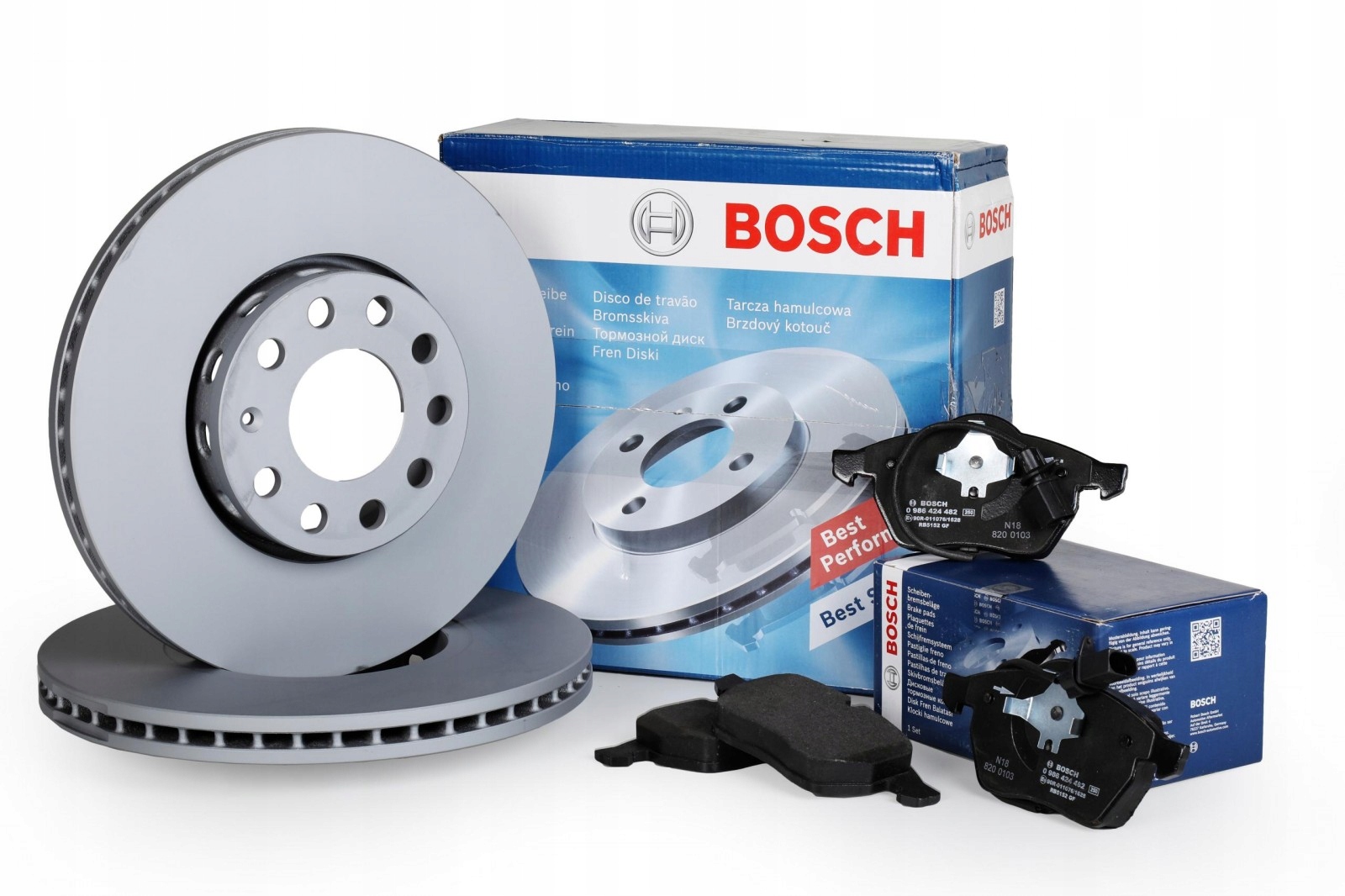 

Tarcze Klocki Bosch Przód Peugeot 1007 283mm