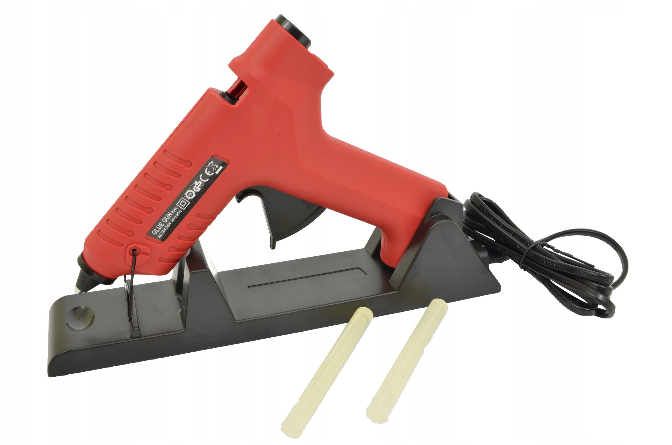 

Bezprzewodowy Pistolet do kleju 80W+ 2 Wkłady Klej