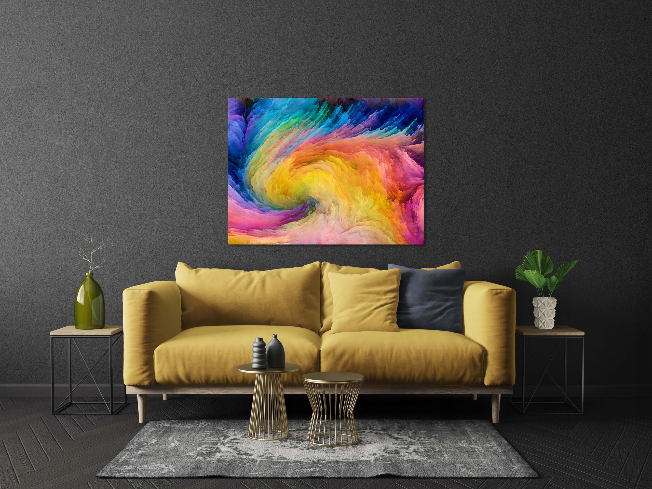 OBRAZ na płótnie ABSTRAKCJA 203731103 120x80 WZORY Marka inna