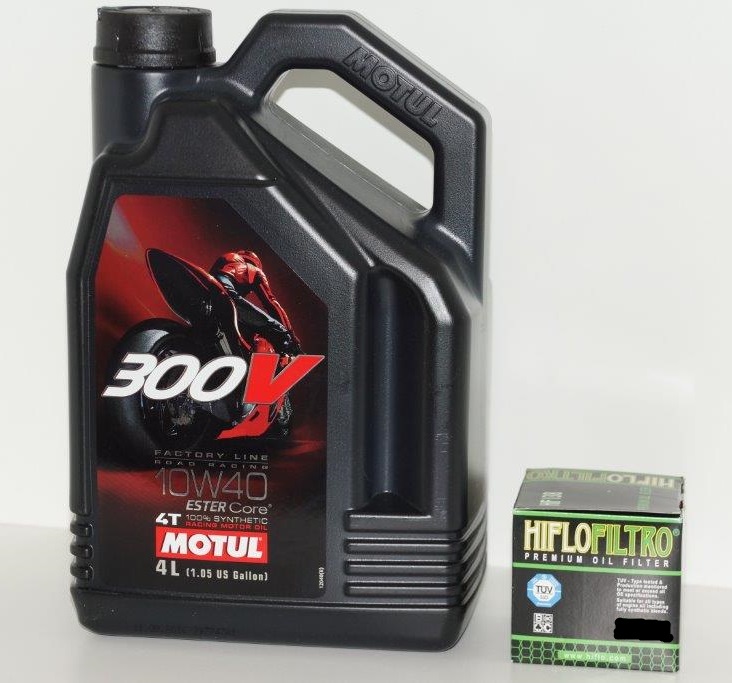 OLEJ MOTUL 300V FILTR OLEJU YAMAHA YFM 660 RAPTOR