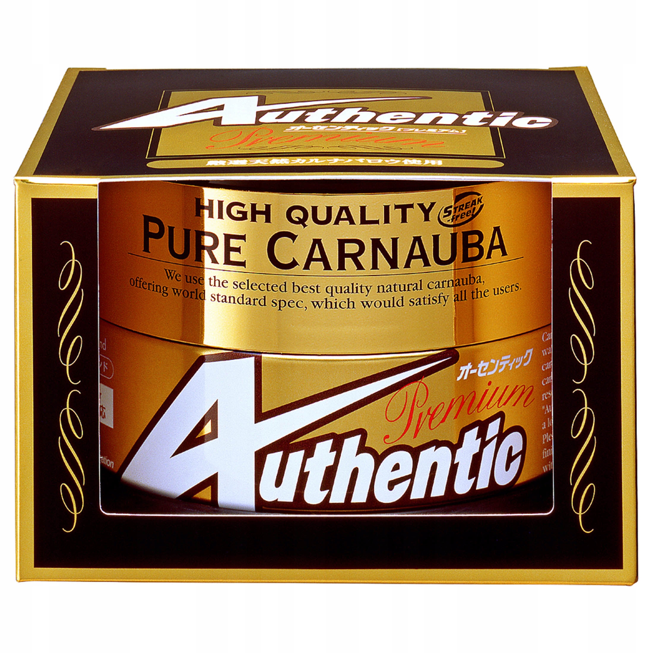 SOFT99 _ AUTHENTIC PREMIUM - TWARDY WOSK Z DUŻĄ ZAWARTOŚCIĄ CARNAUBY - 200G
