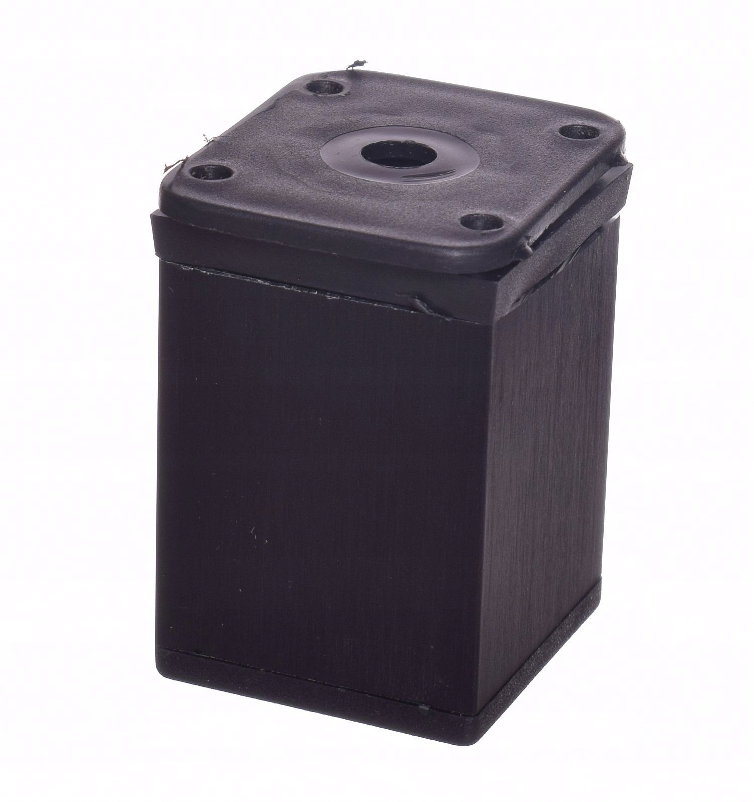 NÓŻKA NOGA STOPKA MEBLOWA ALUMINIOWA CZARNA H-100