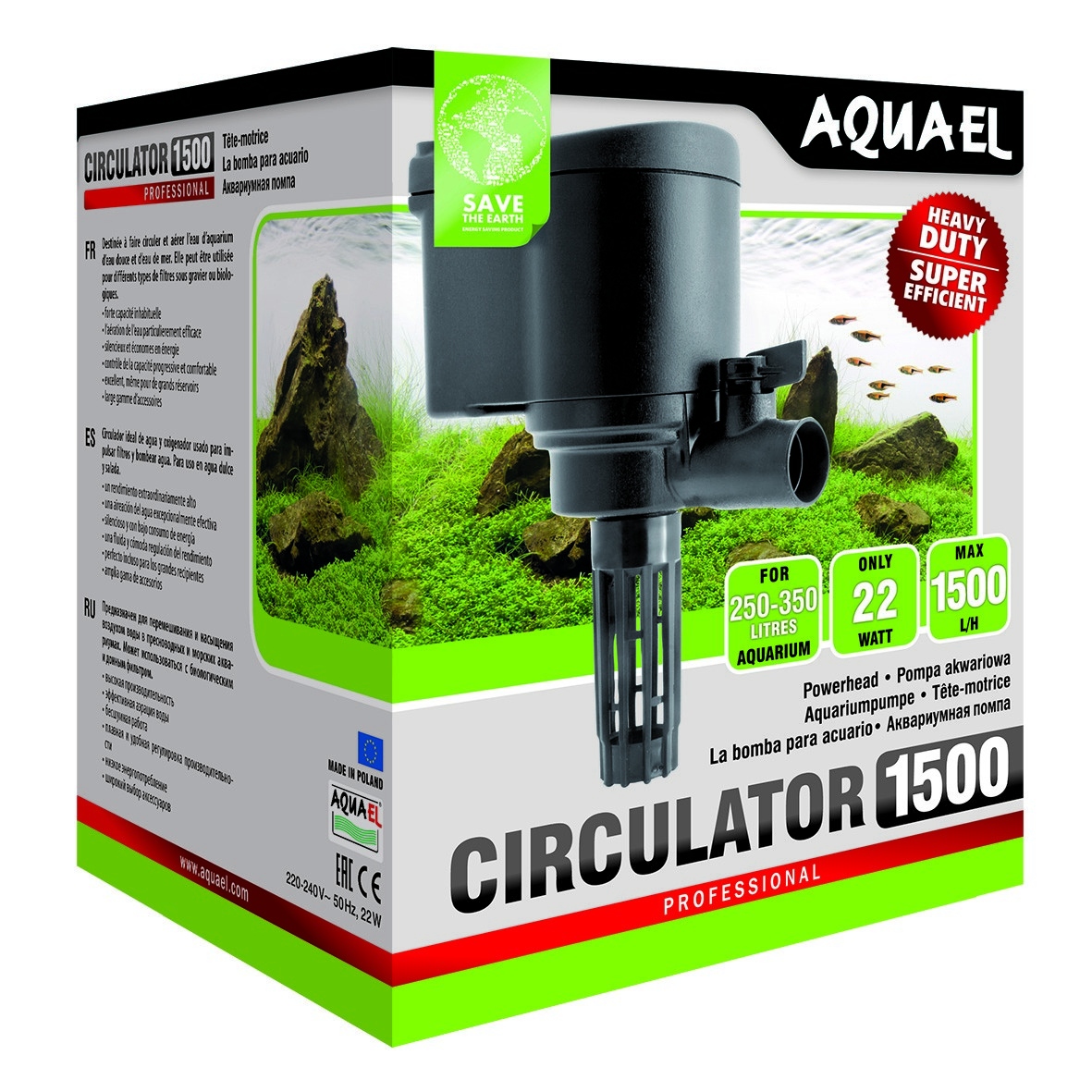 Levně Aquael Circulator 1500 Čerpadlo