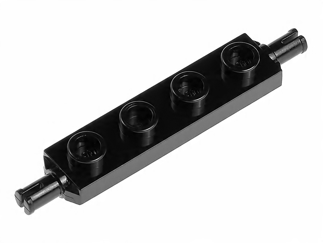 

Lego Podwozie płytka z pinami 1x4 2926 czarna