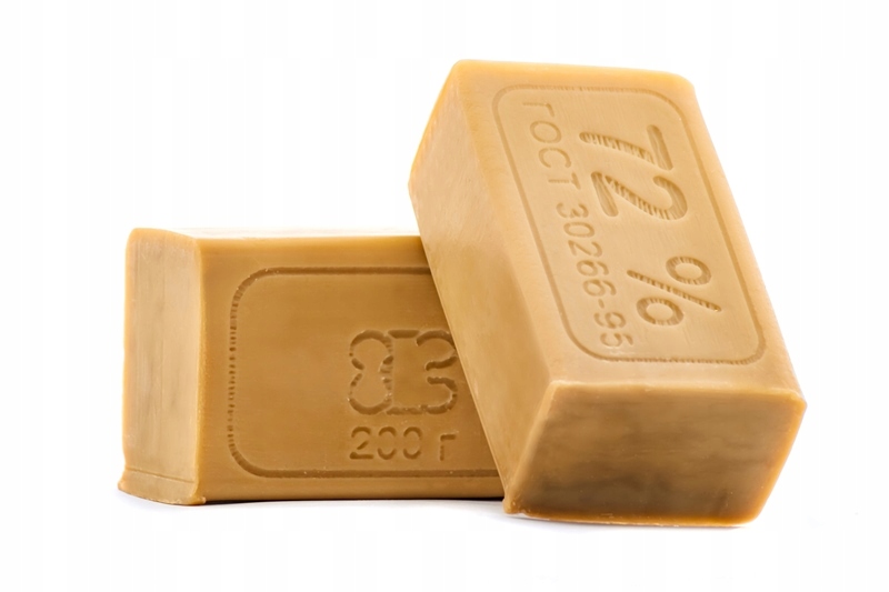 

Białoruskie Szare Mydło 72% bez dodatków 200g