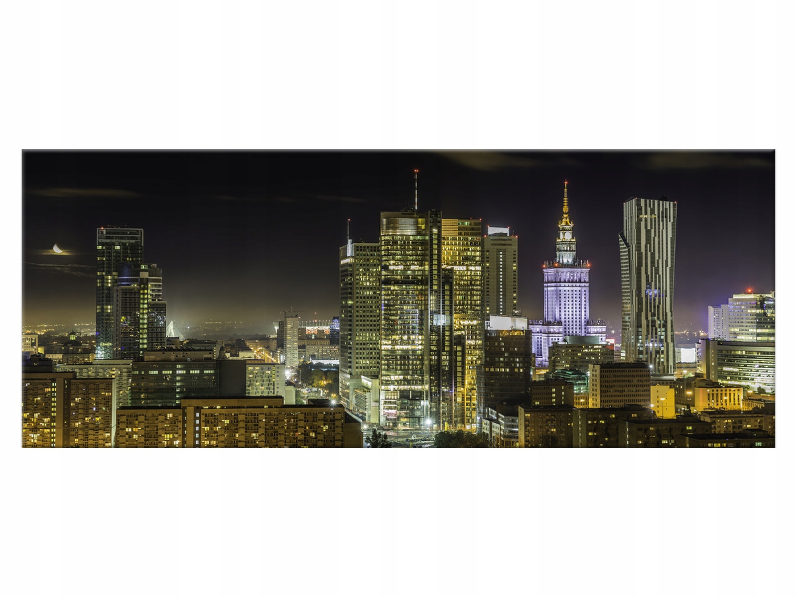 

Obraz Pejzaż Warszawa Panorama 100x40 Miasto