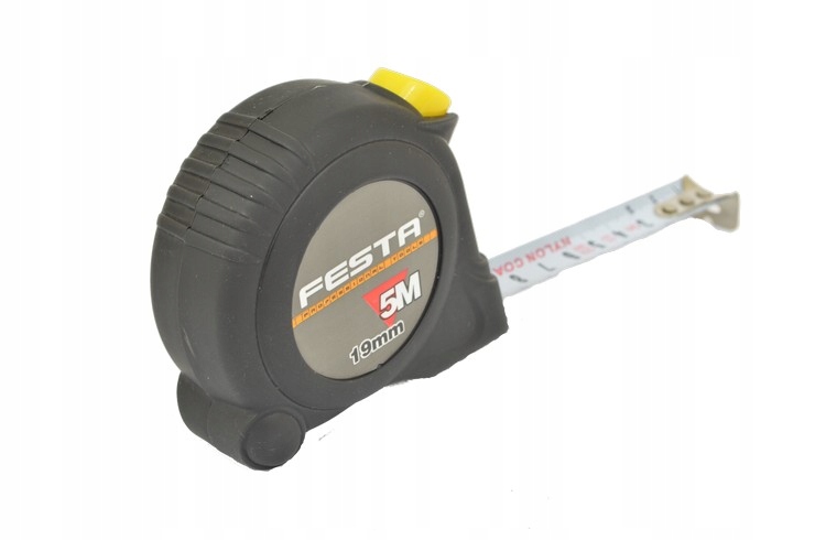 MIARA 5m Autolock Samoblokada Miarka Taśma stalowa Marka Festa