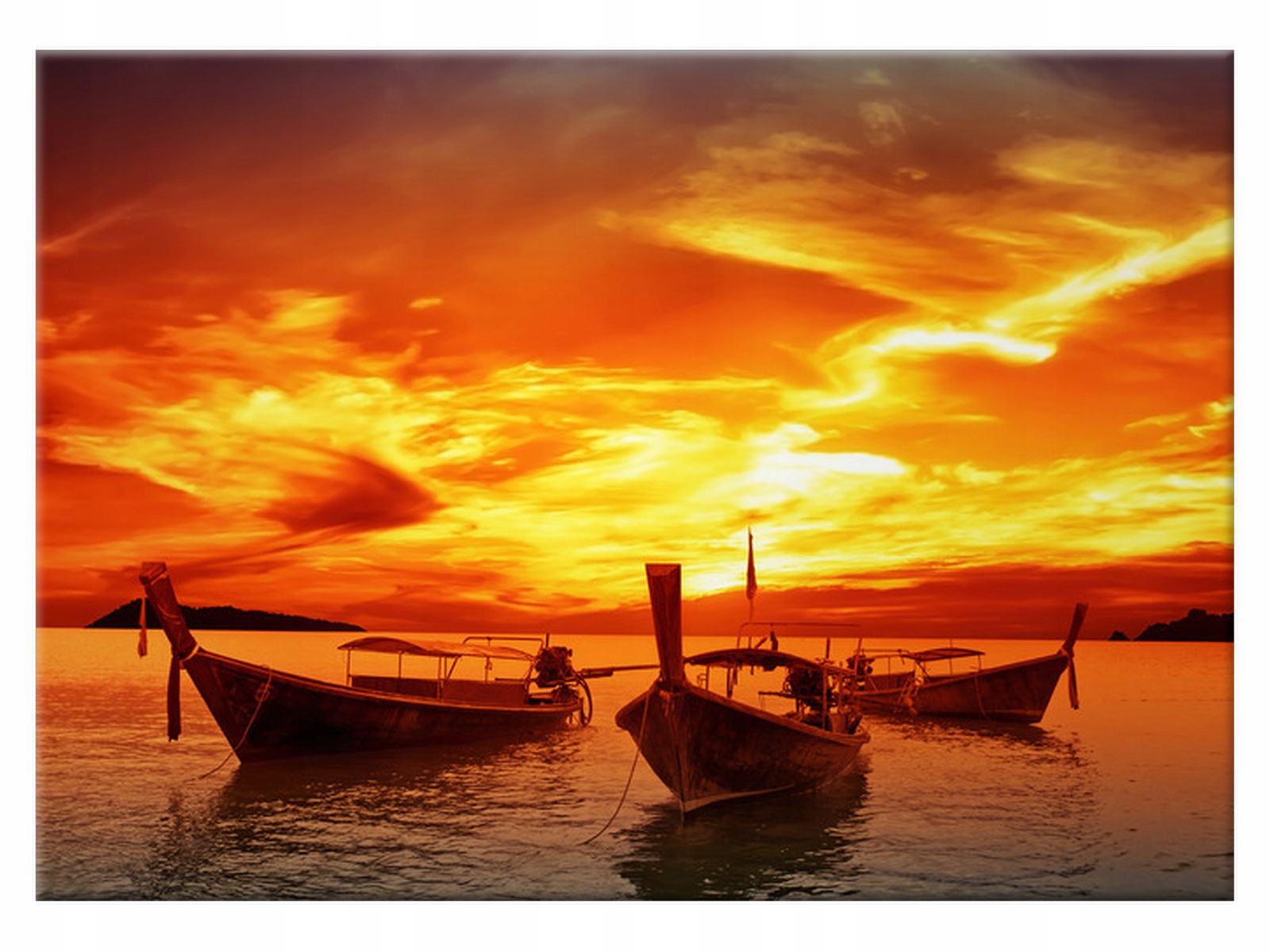 

Obraz Zachód słońca nad Tajlandią 70x50 Pejzaż