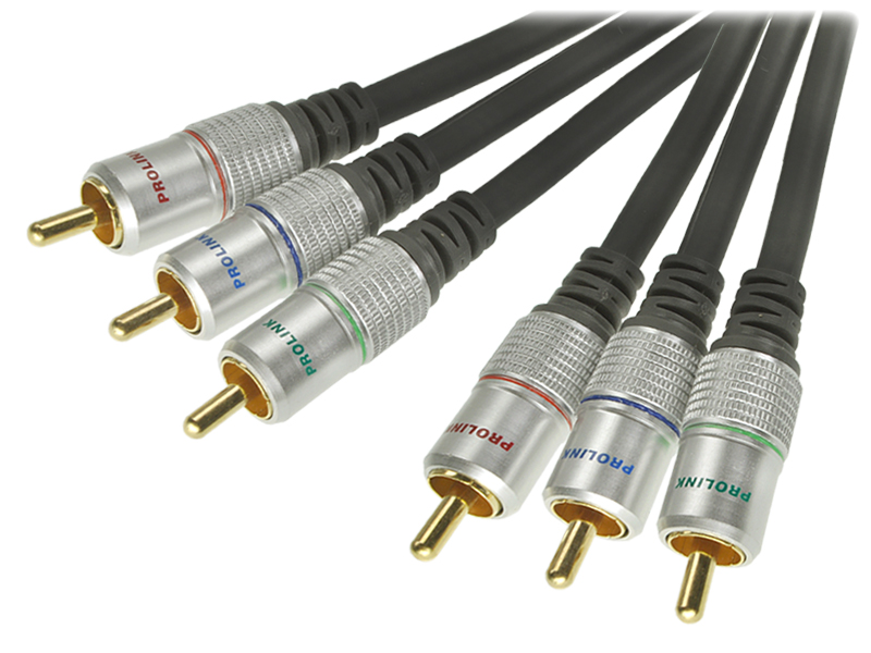 2× Kabel Component video Pro-Link TCV 5250 10 m