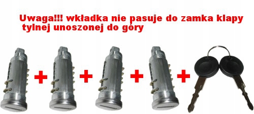 BĘBENEK ZAMKA DRZWI LEWY+PRAWA+BOK+TYŁ VW T4 IV 4 Producent części Inny