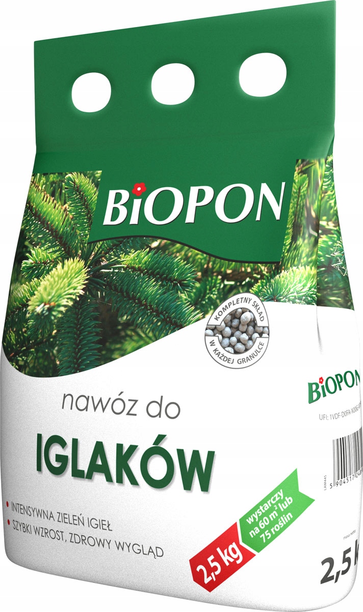 

Biopon Nawóz do iglaków 2,5kg Odżywka Preparat