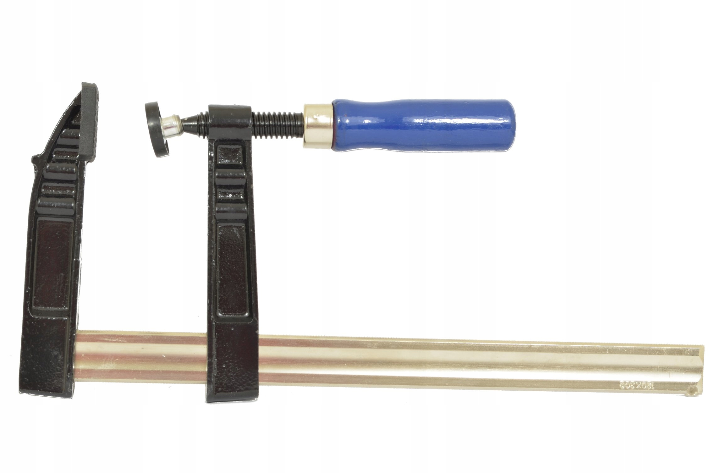 

Ścisk stolarski śrubowy 120 x 800 mm zacisk Mocny