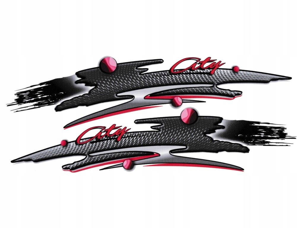 Pasy Naklejka na samochód City