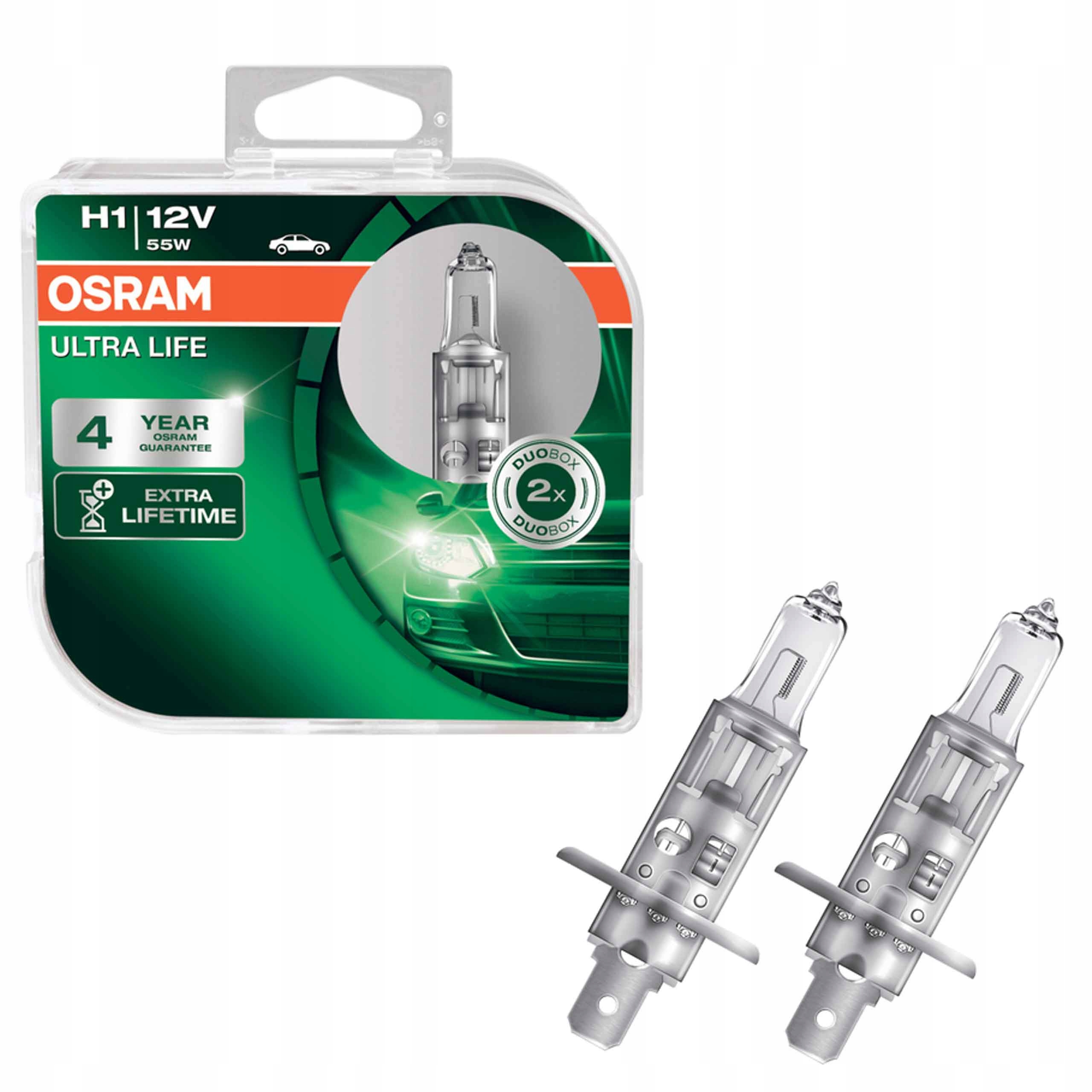 

Osram H1 12V 55W 3x Ultra Life 2szt.