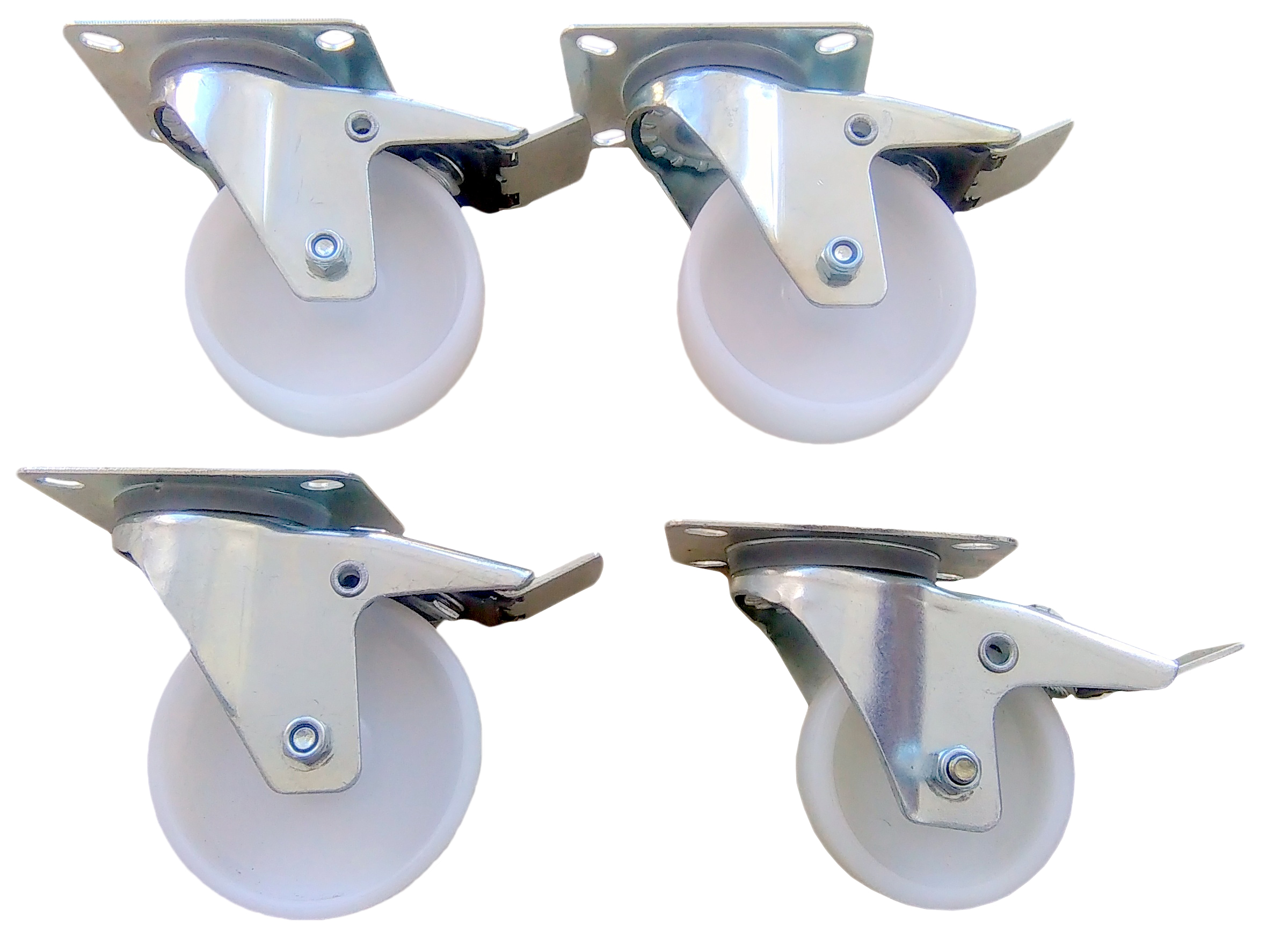 Kolečko kolečka 125 mm 500 kg Set 4 ks