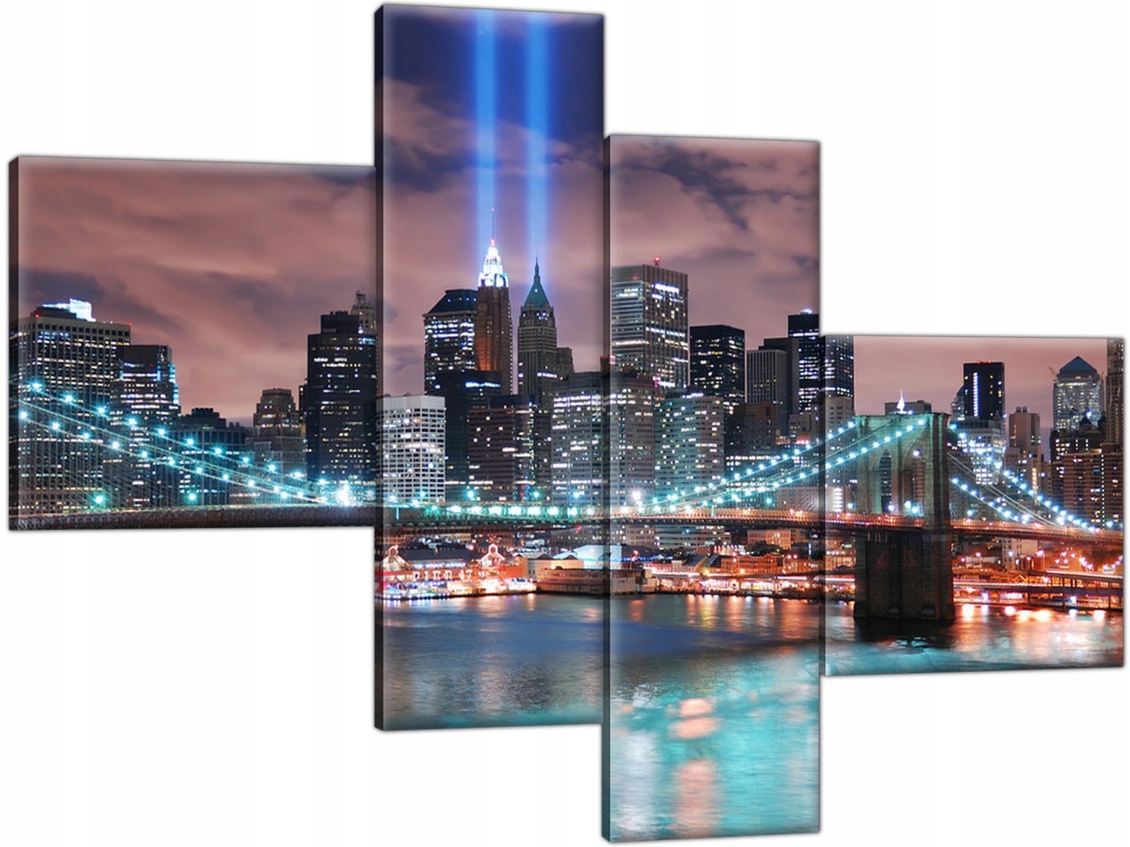 

Miasto Usa Jork 100x70 Manhattan Obraz Most