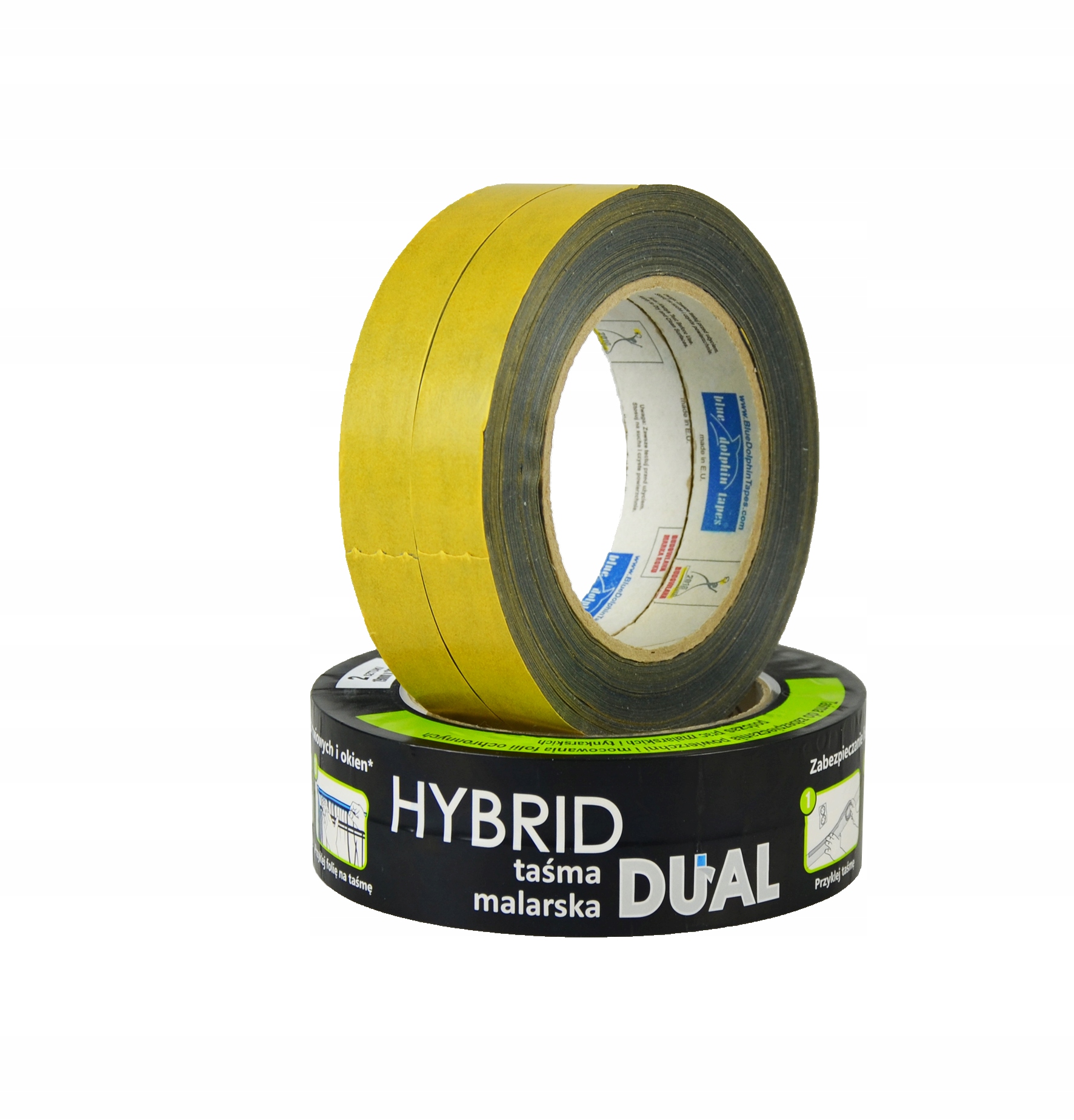 

Taśma malarska Blue Dolphin Hybrid Dual 2szt 19mm