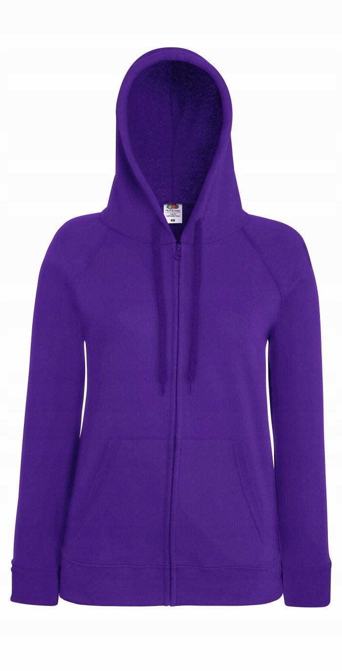 

Fruit Of The Loom Damska Bluza Kaptur Zamek Purp M