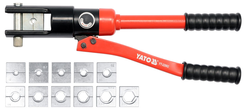 

Praska Zaciskarka końcówek kabli lin 16-300mm Yato