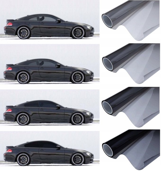 FOLIA DO PRZYCIEMNIANIA SZYB 50 x300 cm - 4 ODCIENIE NOWA DOSTAWA Kod producenta 159