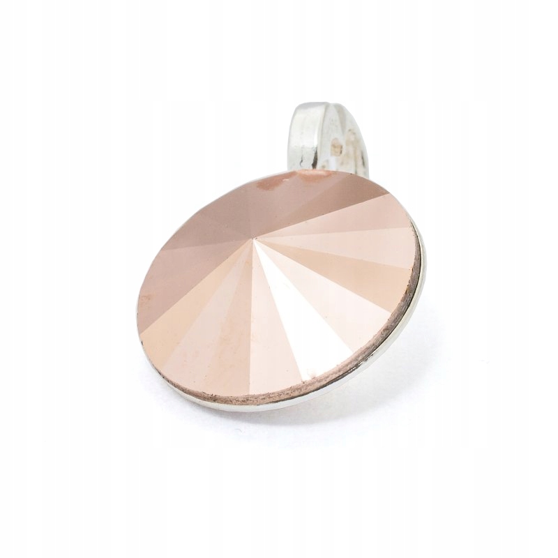 

Wisiorek srebrny z kr. Swarovski Rivoli 12mm Roseg