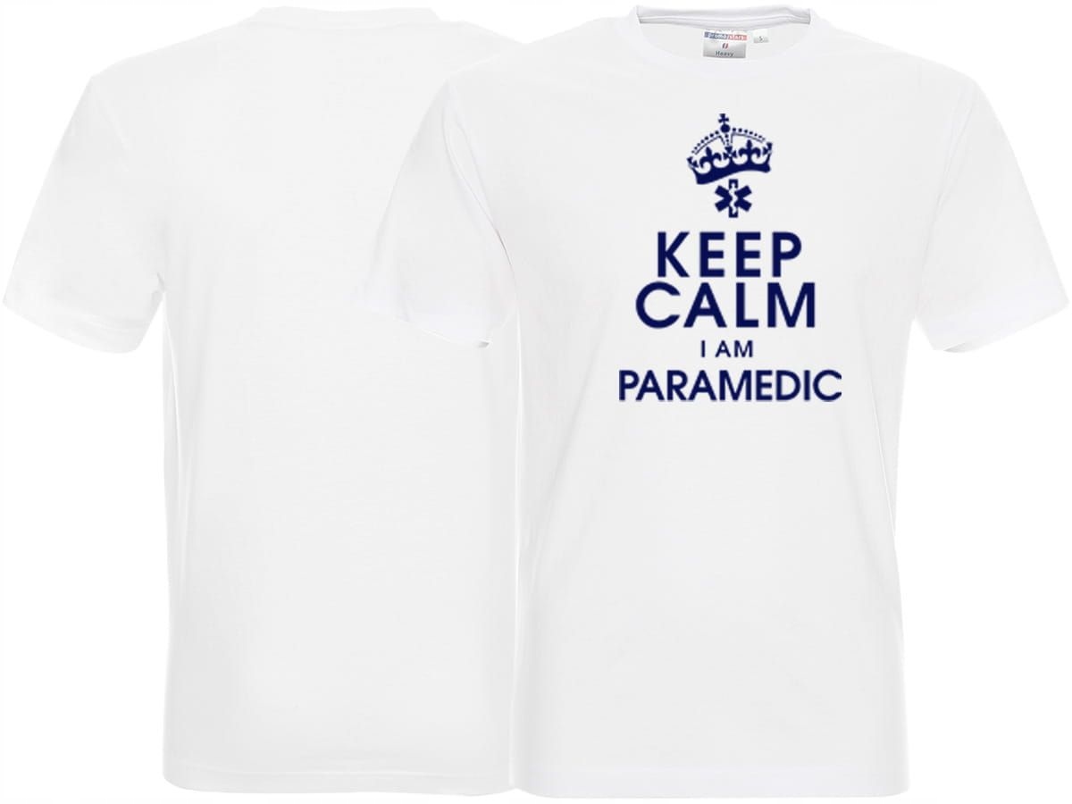 

Koszulka Keep Calm I Am Paramedic Ratownik Zhp Prm