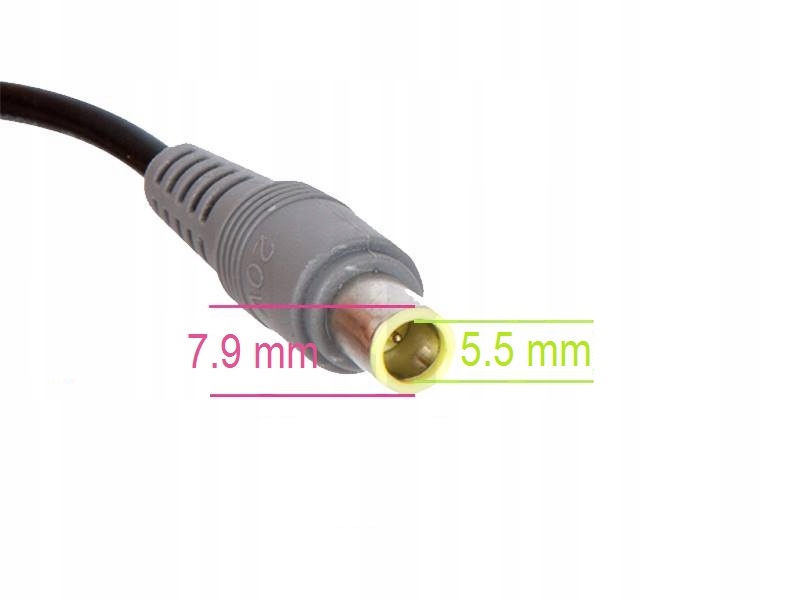 ZASILACZ LENOVO 20V 4.5A 90W 7.9X5.5 mm +kabel Do laptopów IBM, Lenovo