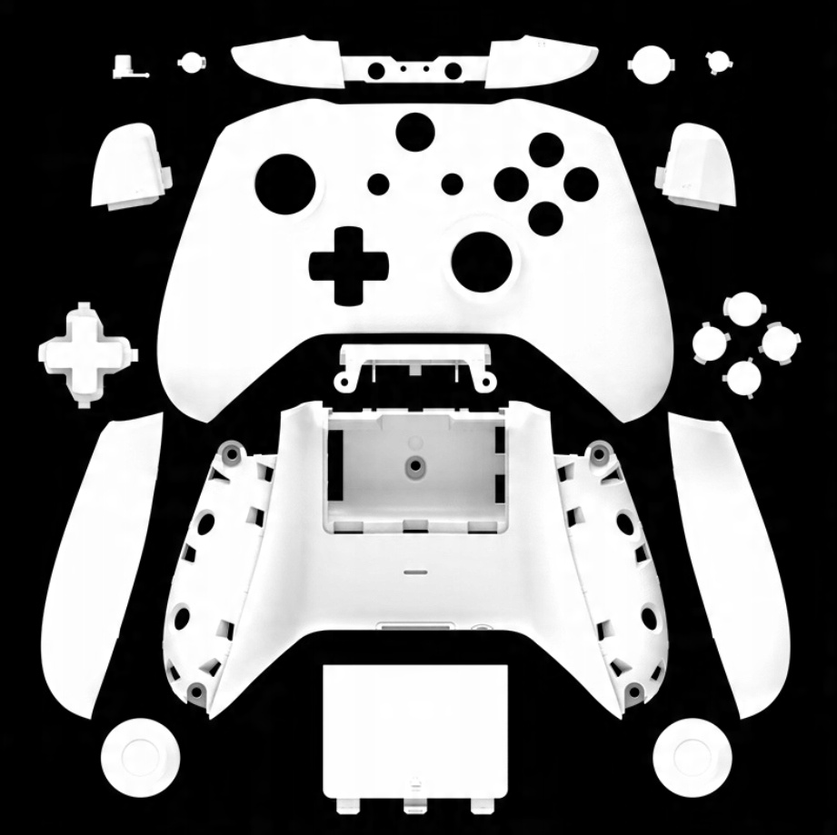 

Obudowa pada Xbox One S i X przyciski [Biała]