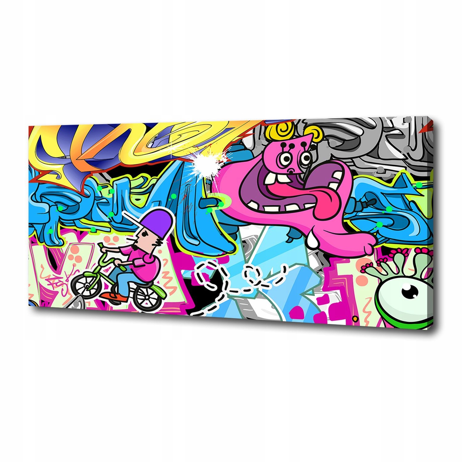 

Foto obraz canvas na ścianę Graffiti 125x50 cm