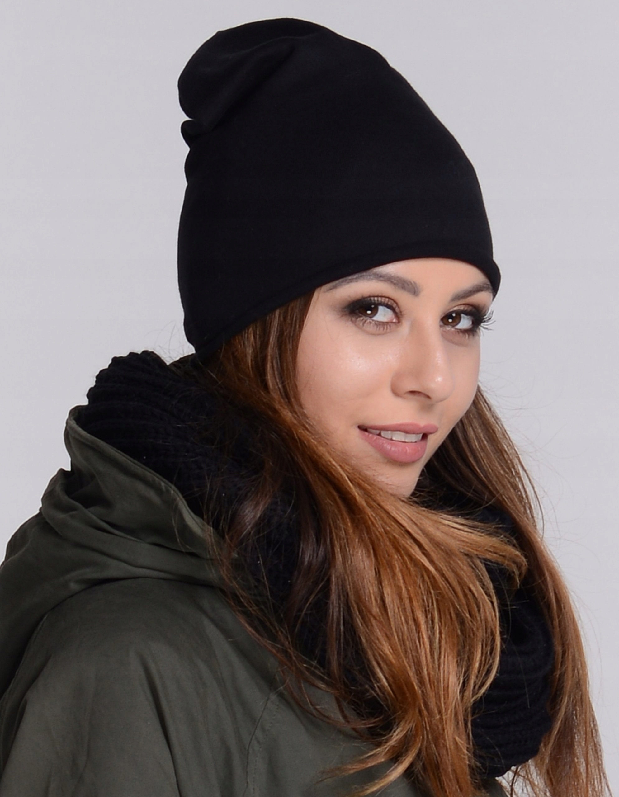 Modna cienka CZAPKA BEANIE Smerfetka Kolory Cechy dodatkowe brak