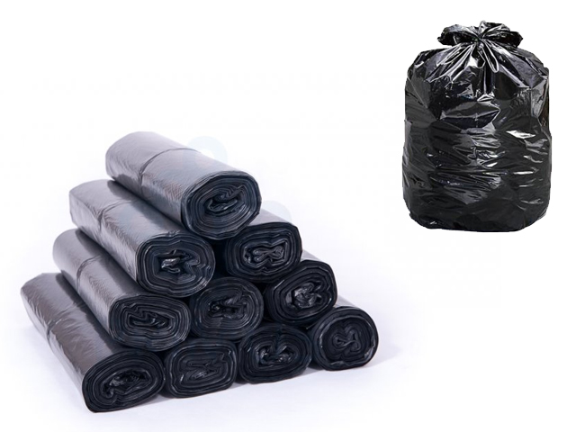 WORKI WOREK NA ŚMIECI 120L 25SZT LDPE MOCNE CZARNE