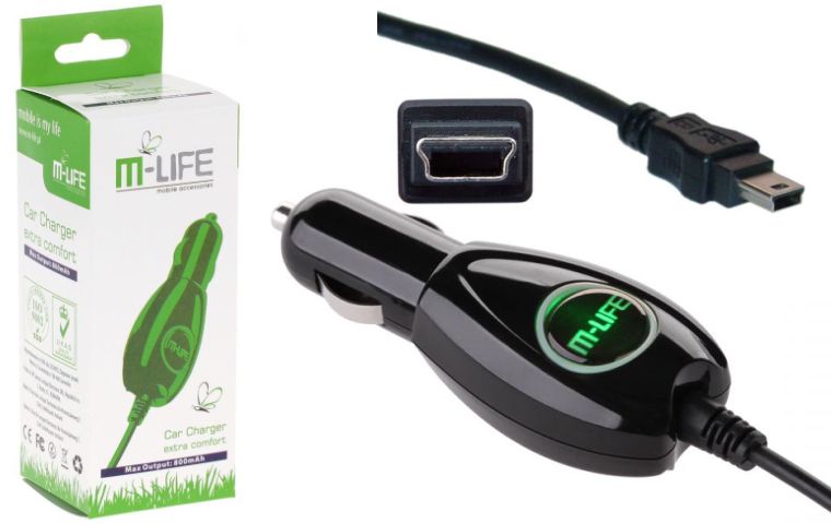 Ładowarka samochodowa M- Life micro Usb 800 mA M- Life
