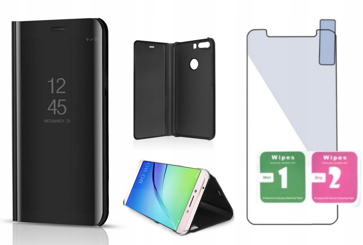 

Etui Clear View Cover + Szkło Apple iPhone Xs Max
