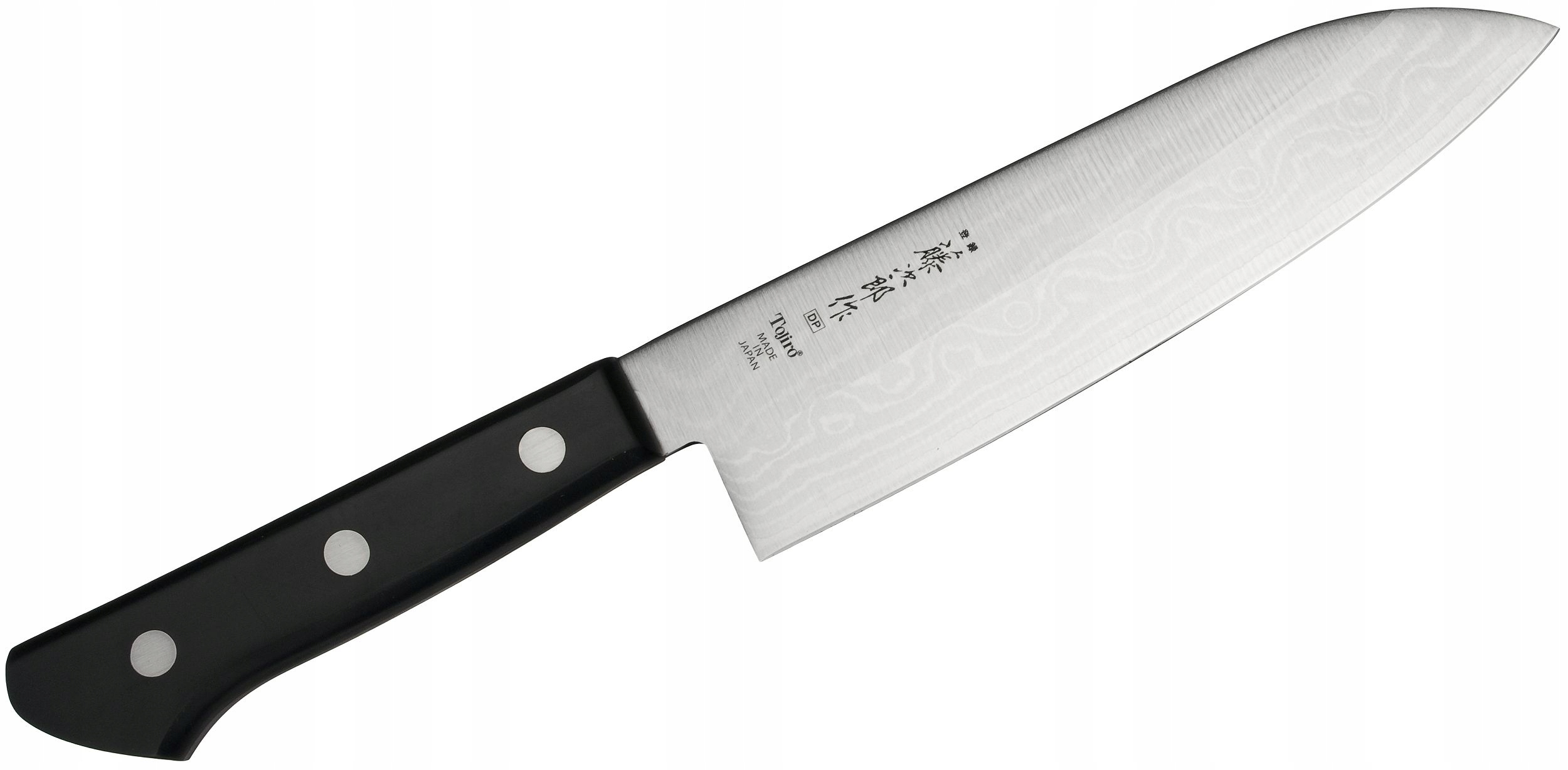 Noz santoku Tojiro Dp Damascus F-331 17 cm VG-10 37 warstw drewno
