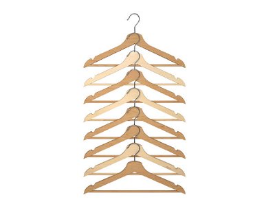 

Wieszak wieszaki drewniane Ikea Bumerang 8 sztuk