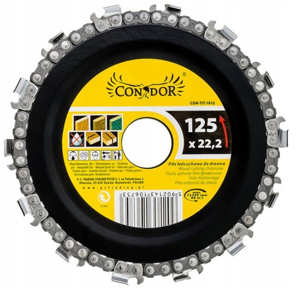 

Piła Do Drewna 125mm Prowadnica Tarcza Łańcuchowa