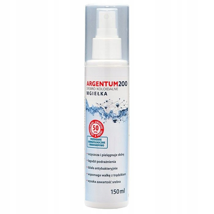 

Argentum200 Srebro Koloidalne 50 Ppm Mgiełka 150ml