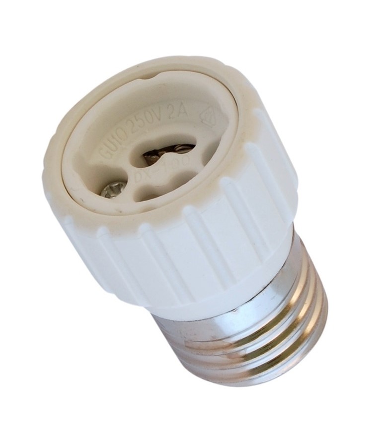 

Adapter Przejściówka Do Żarówki E27 > GU10 Led