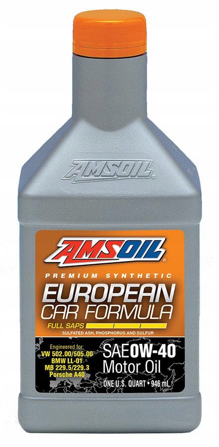Amsoil European Car Formula Efo 0w40 1qt 946ml